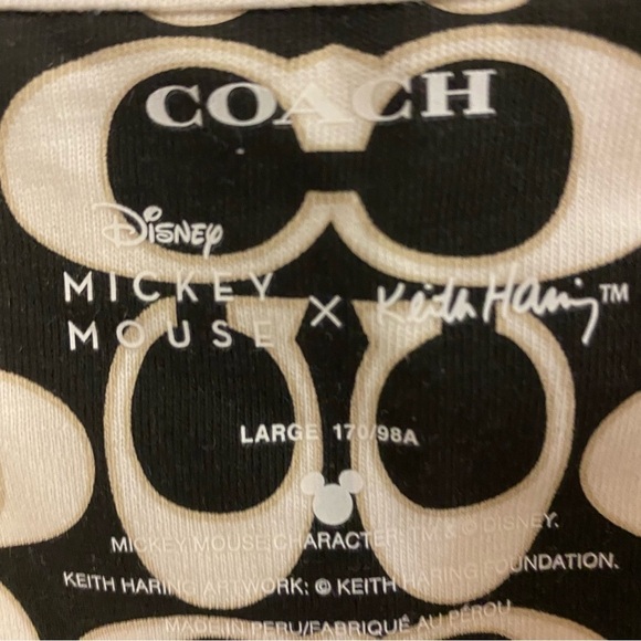 Coach | Disney Mickey Mouse X Keith Haring T Shirt Large - Picture 7 of 11